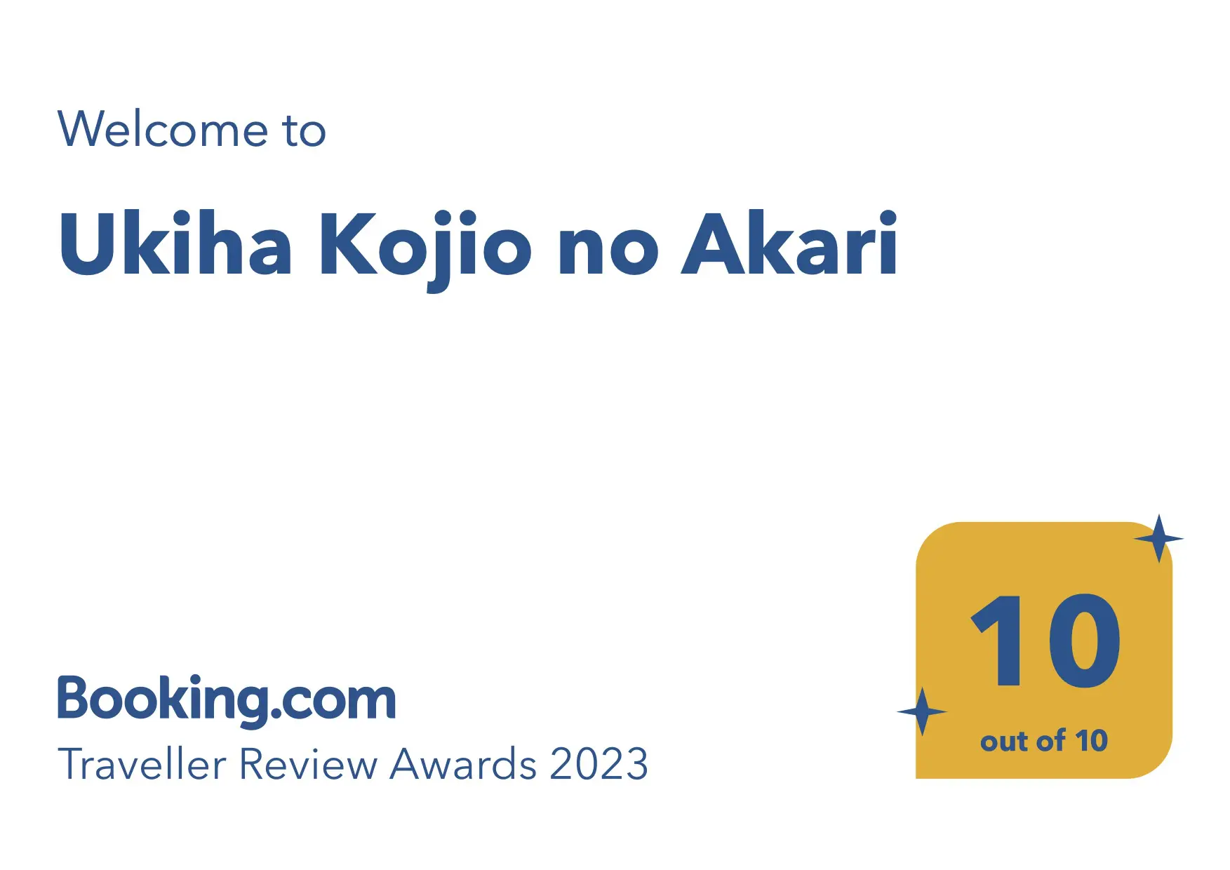 Booking.com Traveller Review Awards 2023