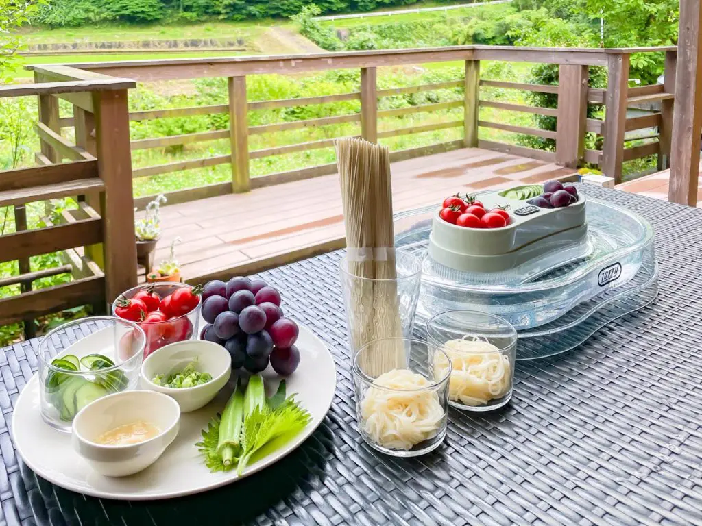 ”夏の思い出にいかがですか？”流しそうめんプランを販売中！